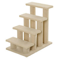 PawHut Katzentreppe hellbraun Spanplatte B/H/L: ca. 43x60x64 cm Katzentreppe - hellbraun (64,00/43,00/60,00cm) - PawHut