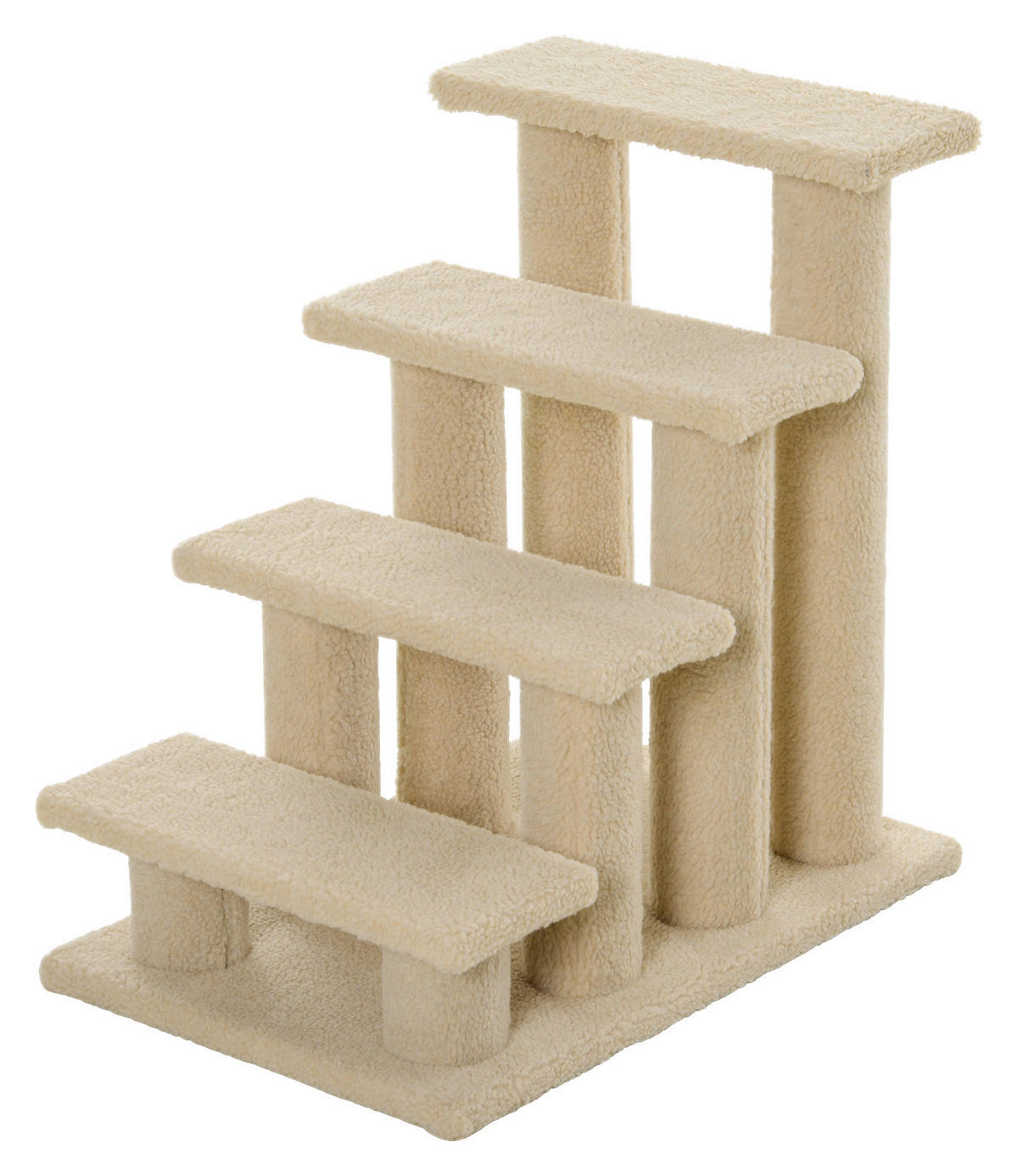 PawHut Katzentreppe hellbraun Spanplatte B/H/L: ca. 43x60x64 cm Katzentreppe - hellbraun (64,00/43,00/60,00cm) - PawHut