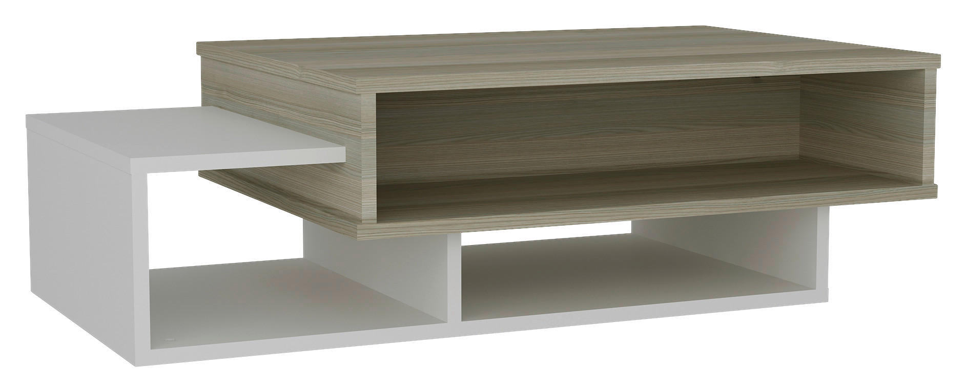 Couchtisch Tab weiß Cordoba Nachbildung B/H/T: ca. 105x32x60 cm Tab - Cordoba/weiß (105,00/32,00/60,00cm) - moebel17