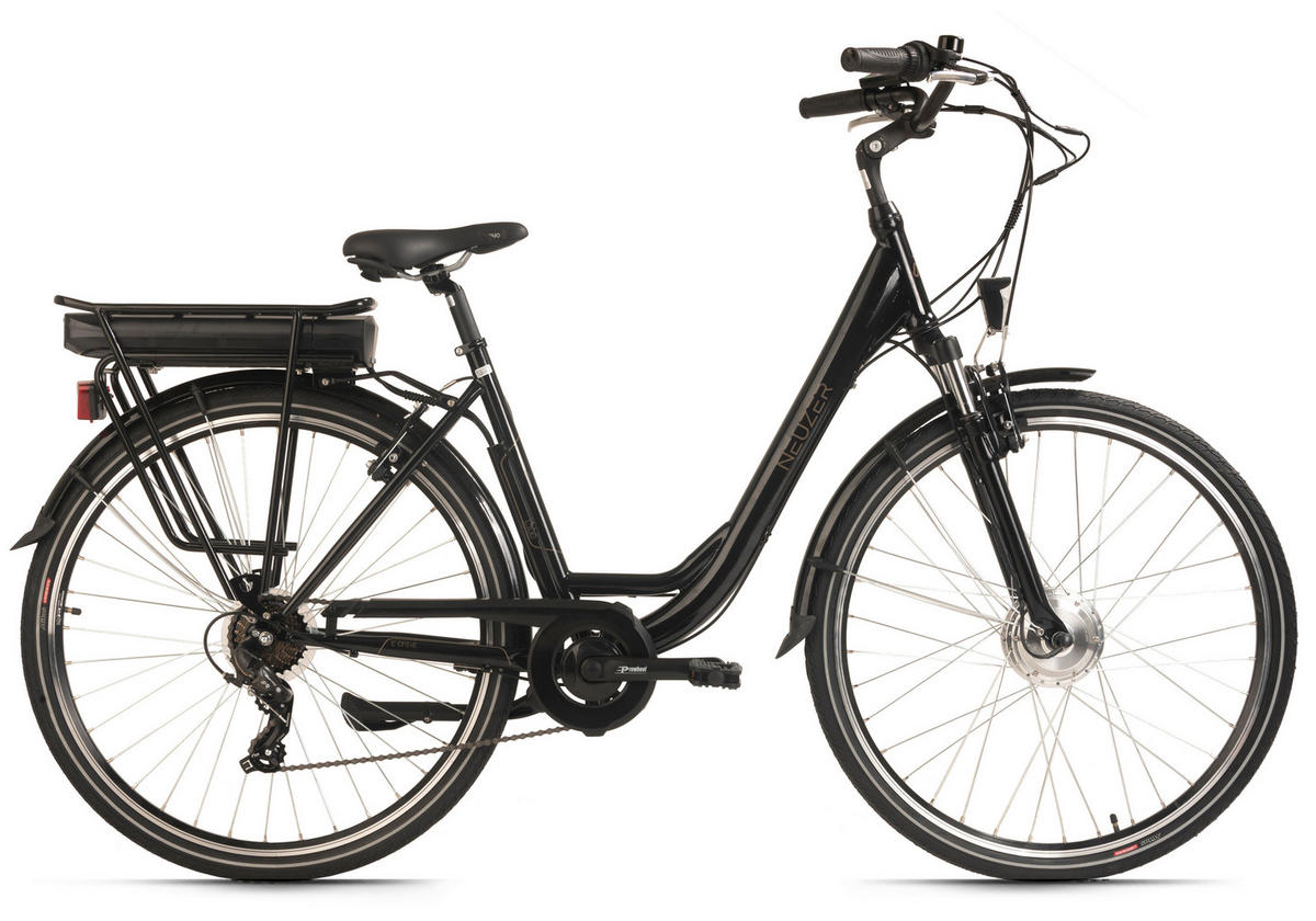 Hollandia City E-Bike Lido 334E 28 Zoll Rahmenhöhe 49 cm 8 Gänge schwarz schwarz ca. 250 W ca. 36 V ca. 28 Zoll Lido - schwarz - Hollandia