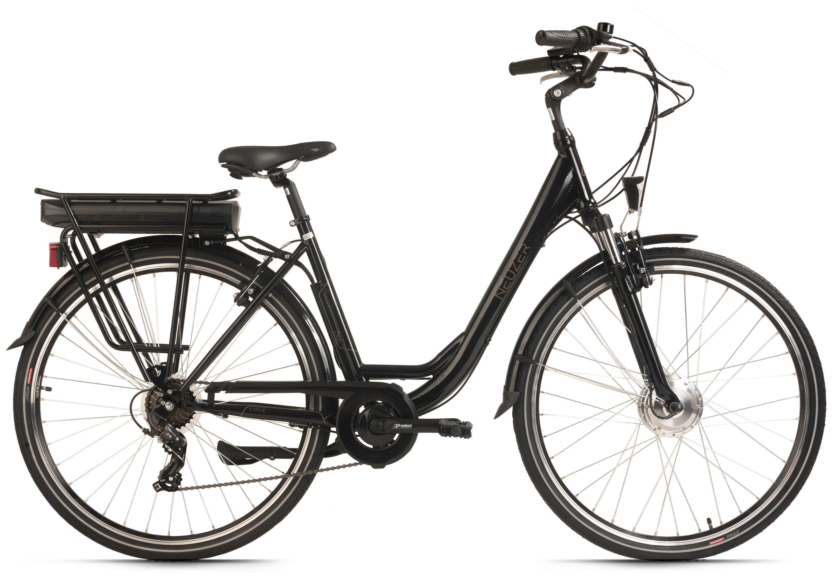 Hollandia City E-Bike Lido 334E 28 Zoll Rahmenhöhe 49 cm 8 Gänge schwarz schwarz ca. 250 W ca. 36 V ca. 28 Zoll