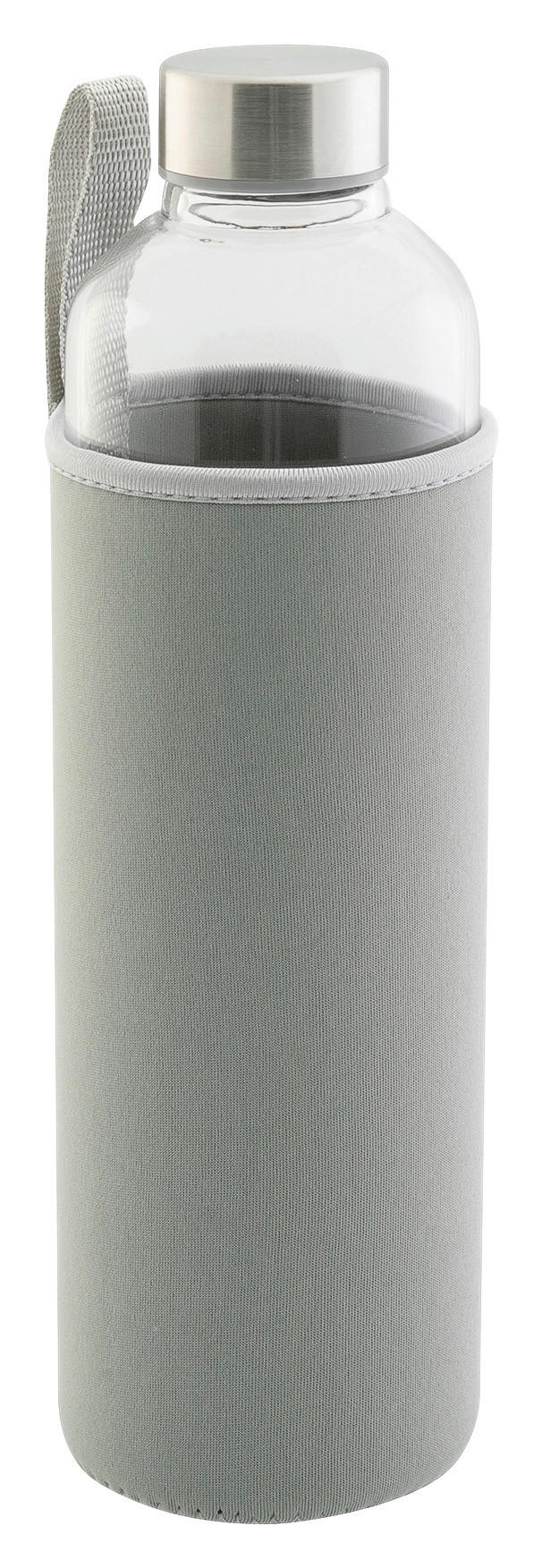 Axentia Trinkflasche grau Edelstahl Trinkflasche_0,5l - grau - Axentia