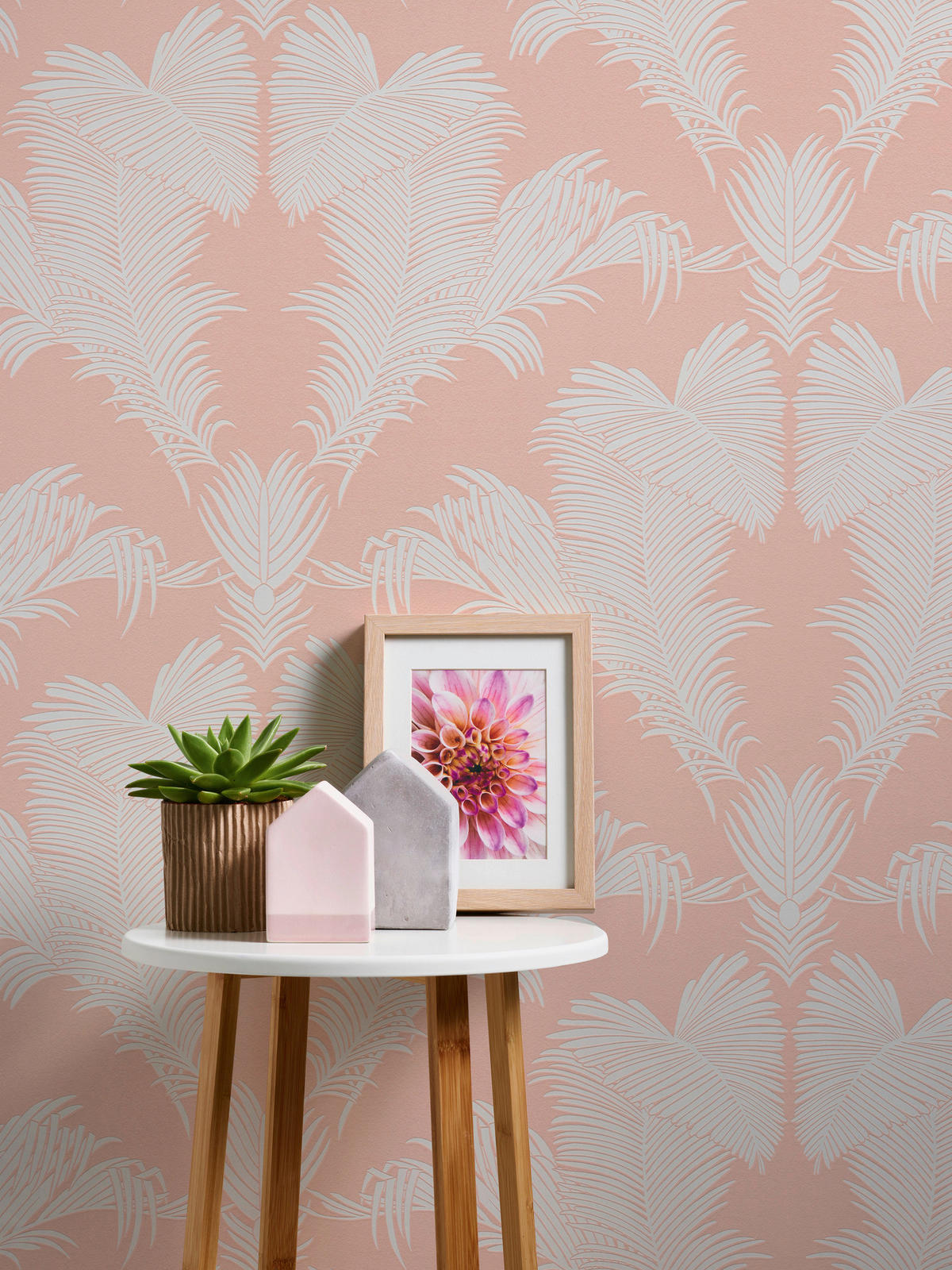 A.S.Creation Vliestapete Trendwall 2 Palmen rosa B/L: ca. 53x1005 cm Trendwall 2 - rosa (53,00/1005,00cm) - A.S.Creation