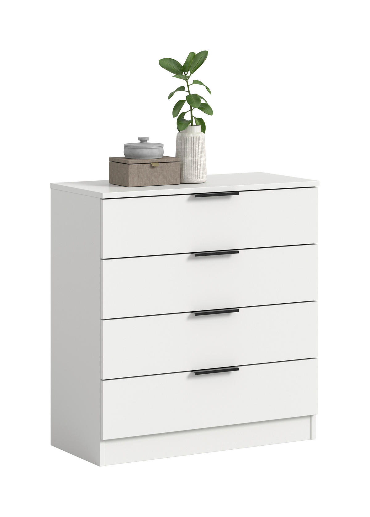 Kommode KOPENHAGEN weiß B/H/T: ca. 74x80x35 cm KOPENHAGEN - weiß (74,00/80,00/35,00cm) - xonox.home