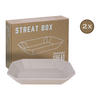CreaTable Servierset Streat Box creme Steinzeug B/T: ca. 17x22 cm Streat Box - creme (17,00/22,00cm) - CreaTable