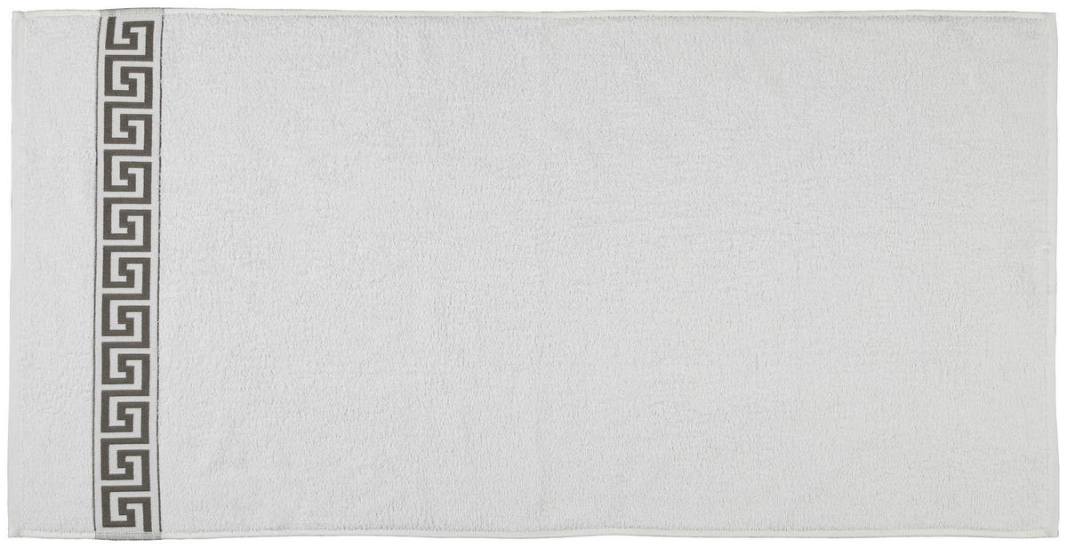 Duschtuch Mäander Mäander - weiß (70,00/140,00cm) - POCOline