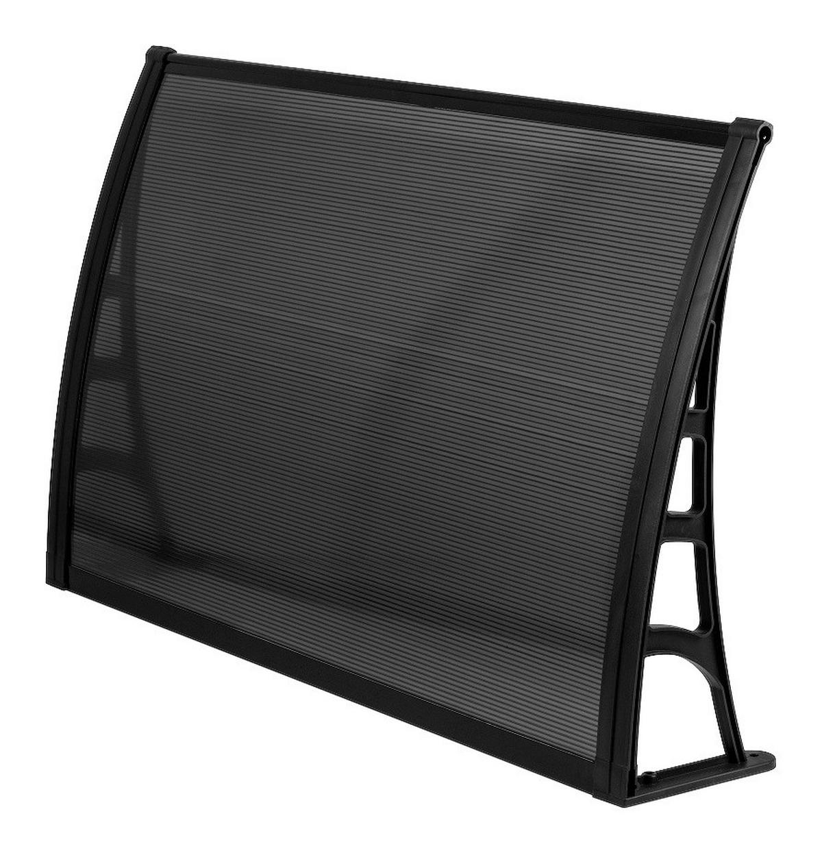 BURTAS VORDACH Vordach schwarz B/H/L: ca. 120x23x70 cm Vordach_GRDN0032 - schwarz (70,00/120,00/23,00cm) - BURTAS VORDACH
