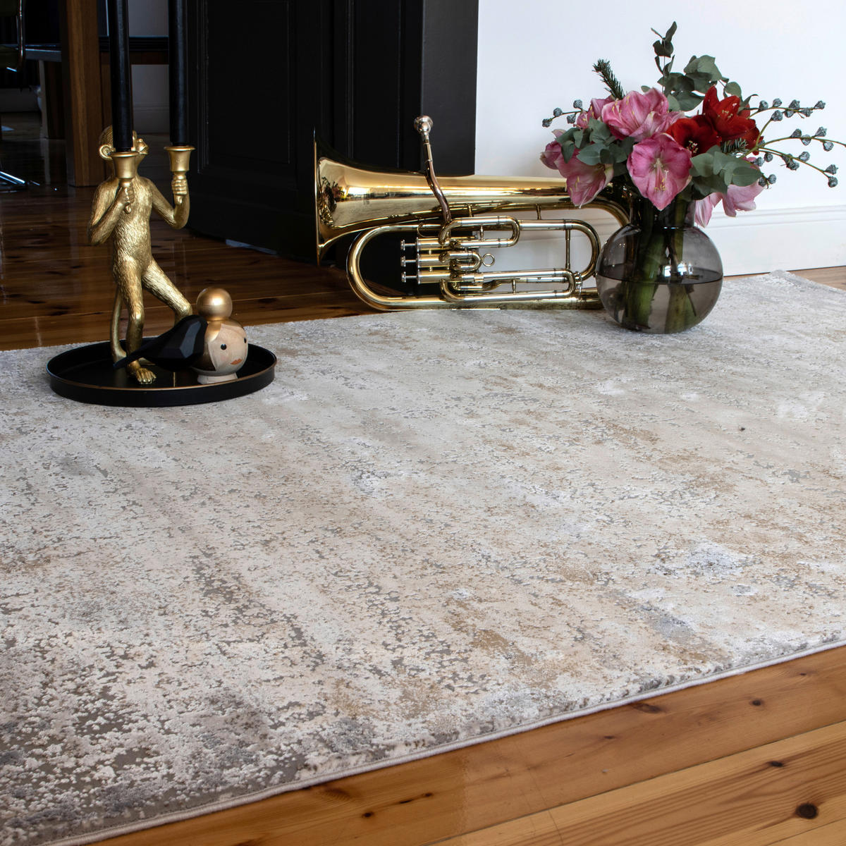Obsession Teppich My Jewel of Obsession taupe B/L: ca. 80x150 cm My Jewel of Obsession - taupe (80,00/150,00cm) - Obsession