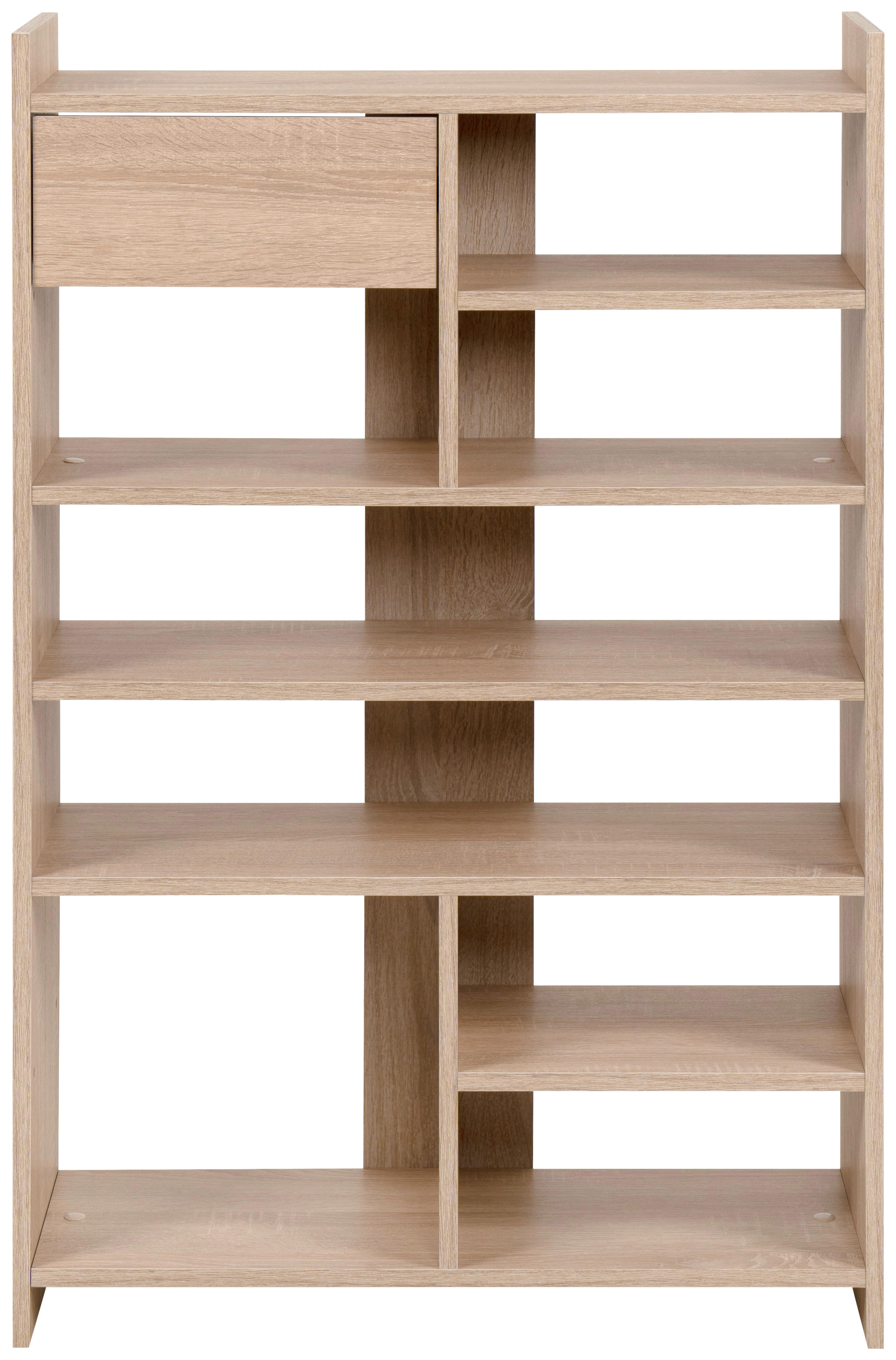Regal Münster Eiche Sonoma Nachbildung B/H/T: ca. 72x109x25 cm Münster - Eiche (72,00/109,00/25,00cm)