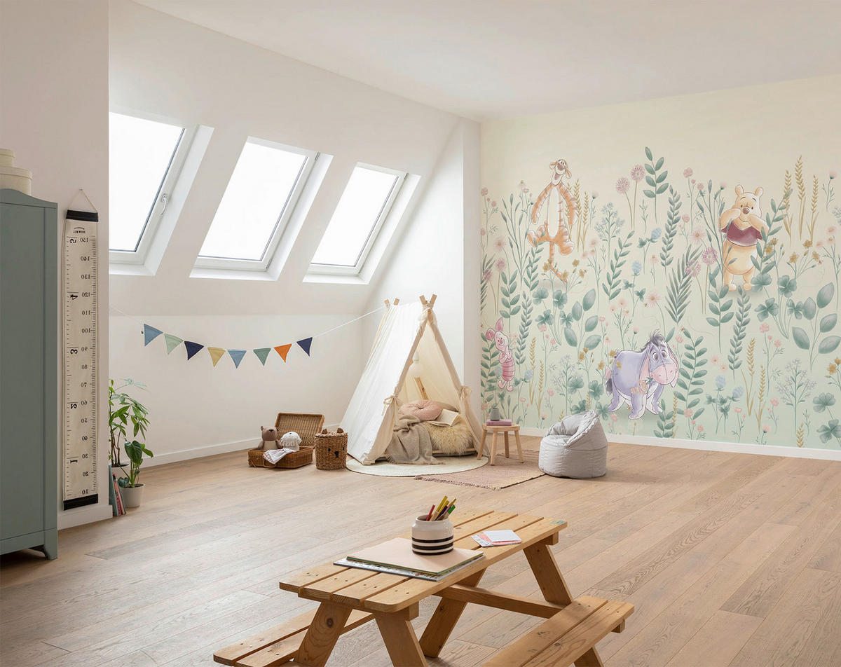 Komar Fototapete Winnie the Pooh Hide and Seek B/L: ca. 300x250 cm Winnie the Pooh Hide and Seek - (300,00/250,00cm) - Komar