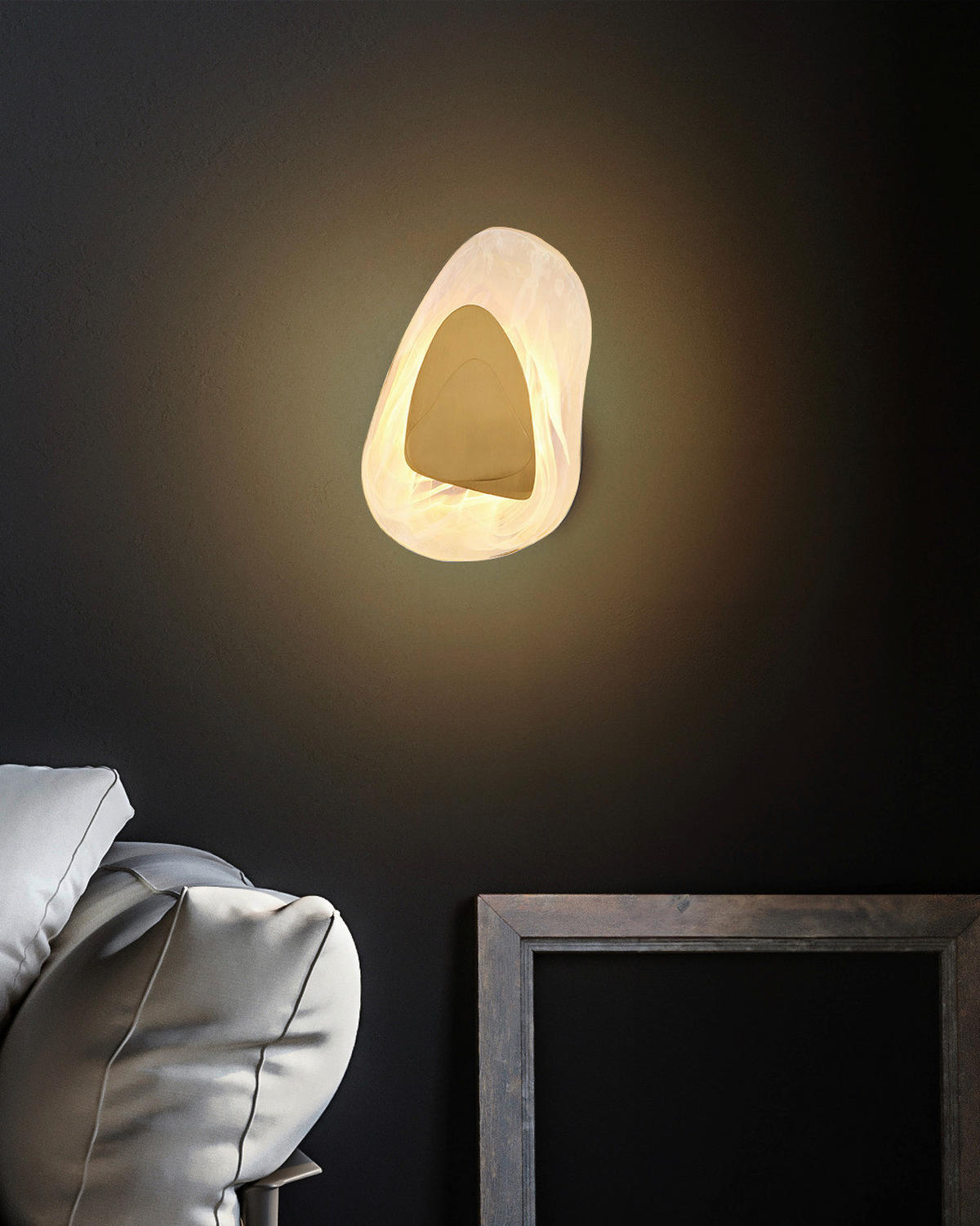 GLOBO LED-Wandleuchte DORSEY 78411M messing klar Metall B/H: ca. 20,3x31,5 cm 1 Brennstellen DORSEY - klar/messing (20,30/31,50cm) - GLOBO