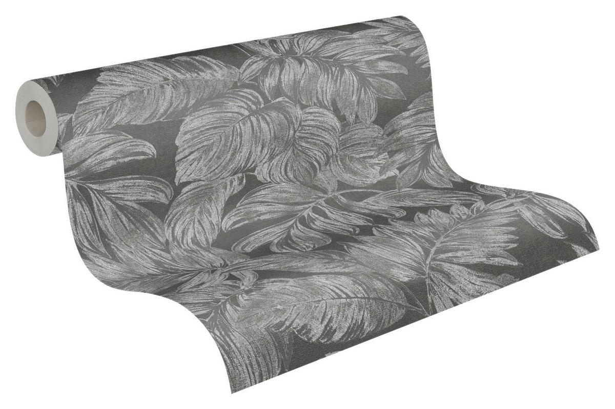 A.S.Creation Vliestapete grau silber B/H/D: ca. 53x1005x10,2 cm Vliestapete - silber/grau (10,20/1005,00cm) - A.S.Creation