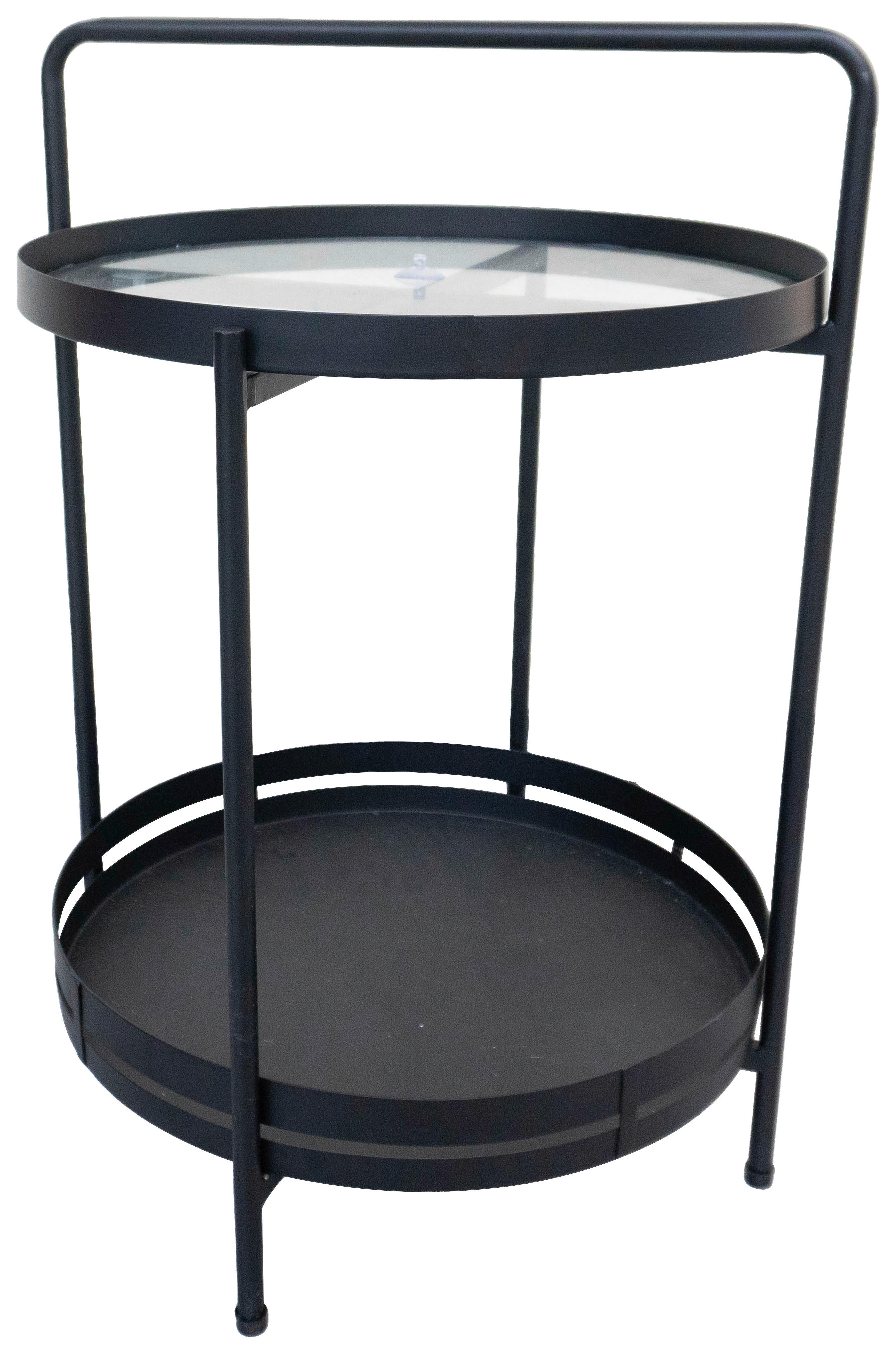Beistelltisch Sabine schwarz H/D: ca. 60x40 cm Sabine - schwarz (40,00/60,00cm)