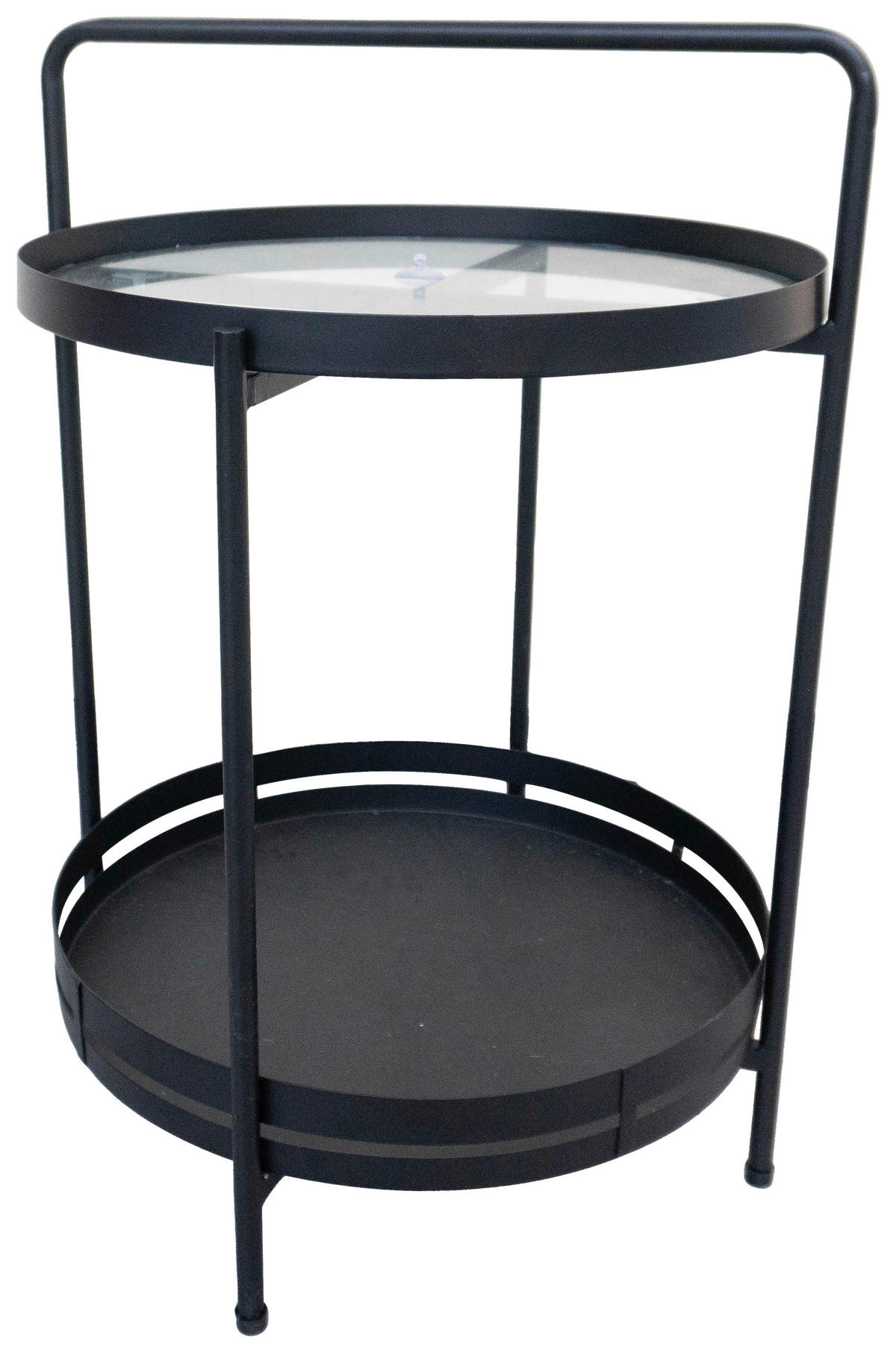 Beistelltisch Sabine schwarz H/D: ca. 60x40 cm Sabine - schwarz (40,00/60,00cm)