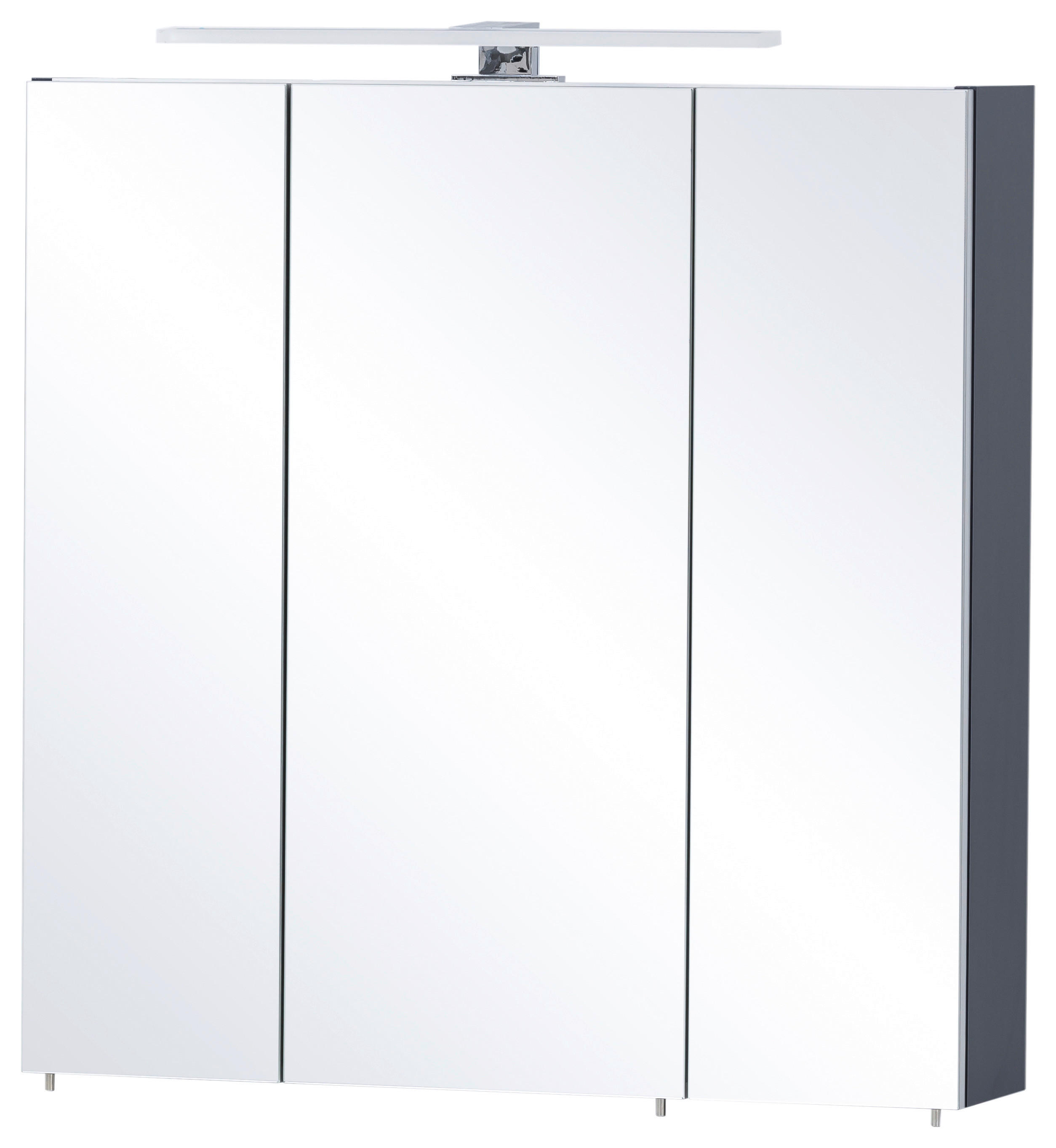 Spiegelschrank Kent dunkelblau B/H/T: ca. 70x74,8x16 cm günstig online kaufen