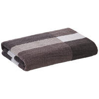 Duschtuch Duschtuch_Jacquard Karo - grau (70,00/140,00cm)