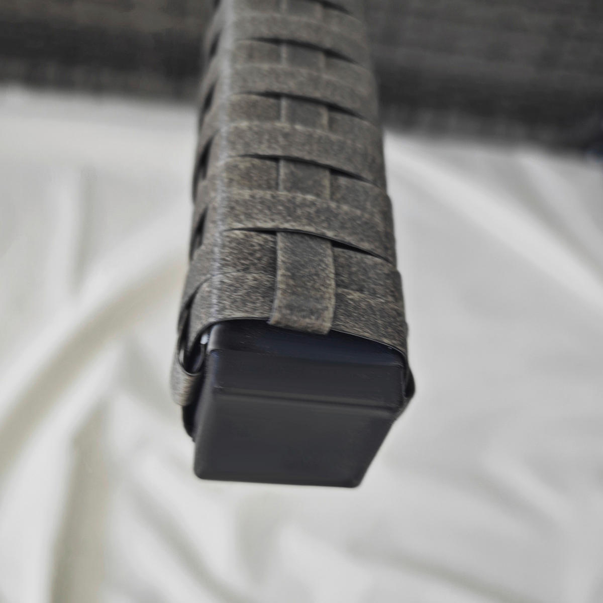 Outsunny Beistelltisch grau Polyrattan B/H/L: ca. 50x100x74 cm Rattan_Beistelltisch - grau (74,00/50,00/100,00cm) - Outsunny