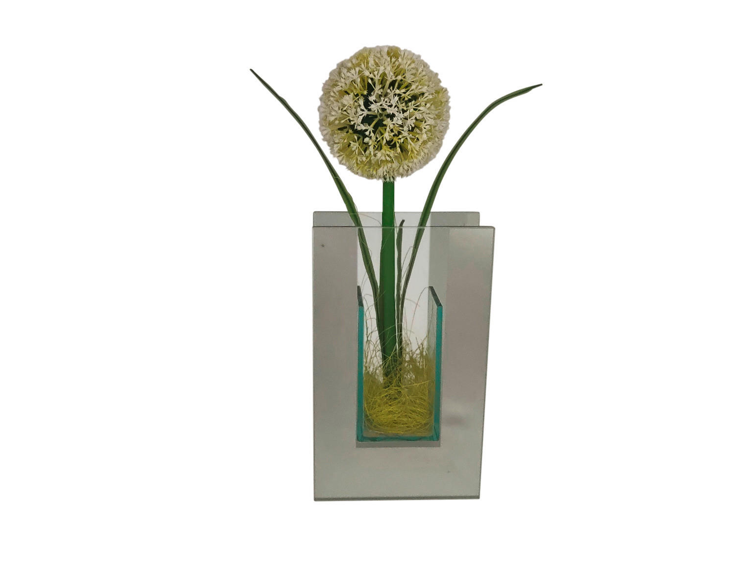 POCOline Vase klar Glas B/H/L: ca. 5,5x20x12 cm Spiegelvase_eckig - klar (12,00/5,50/20,00cm) - POCOline