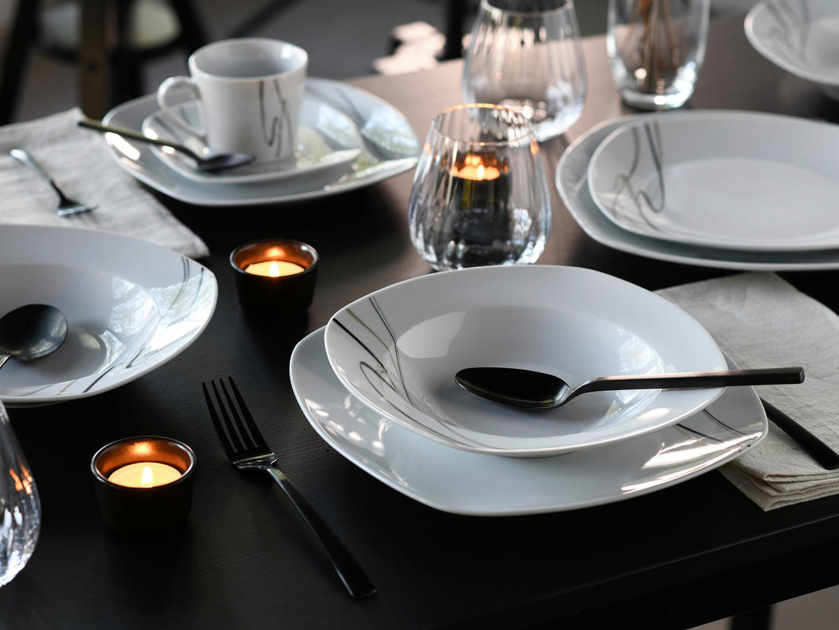 CreaTable Kombiservice Amelie multicolor Porzellan 30 tlg. Amelie - multicolor - CreaTable