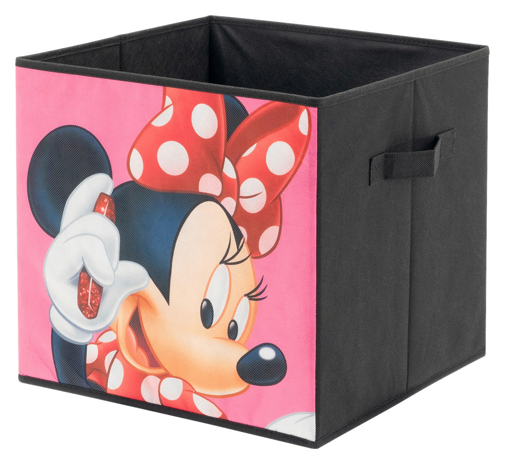 Stoffbox Mickey/Minnie schwarz B/H/T: ca. 32x32x32 cm Mickey/Minnie - schwarz (32,00/32,00/32,00cm) - Disney