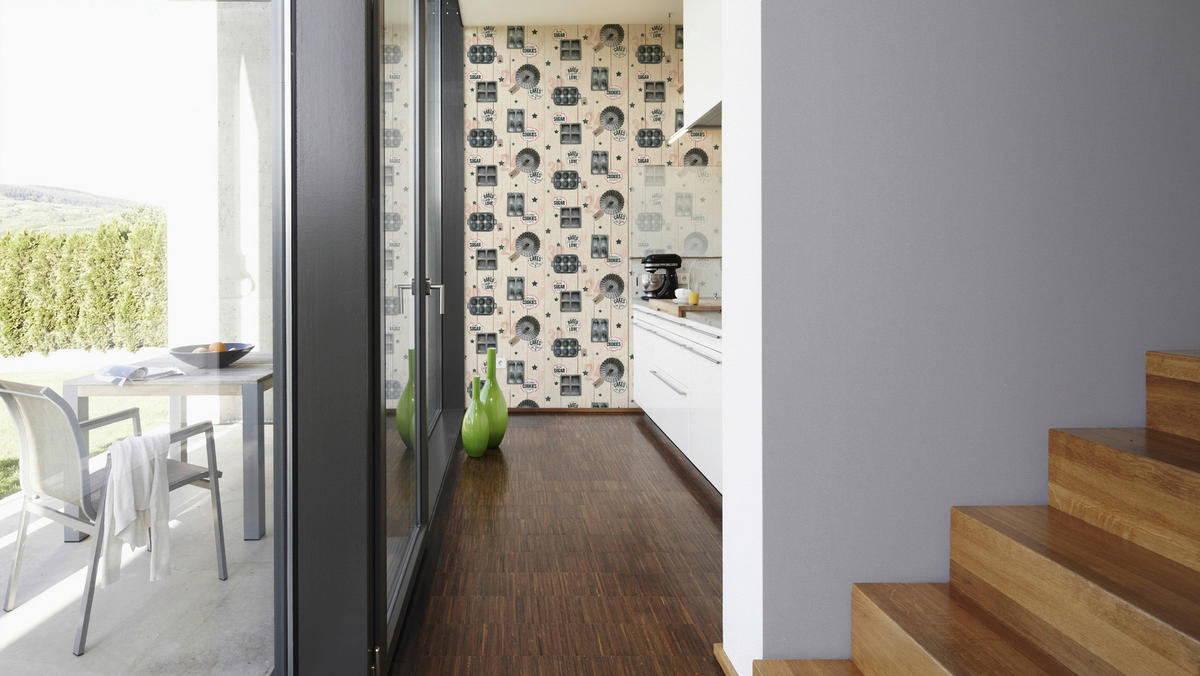 A.S.Création Vliestapete grau B/H/D: ca. 53x1005x6,8 cm Vliestapete - grau (6,80/1005,00cm) - A.S.Creation