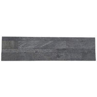 ASCountryStone Wandpaneel anthrazit B/L/S: ca. 15x60x0,2 cm Wandpaneel_Dünnschiefer_10Stck. - anthrazit (15,00/60,00cm) - ASCountryStone