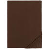 Baumwoll Bettwäsche Boxspring-Spannbetttuch mocca - braun (200,00/180,00/40,00cm) - POCOline
