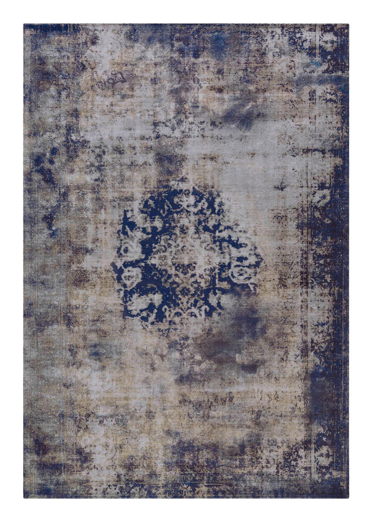 360Living Teppich Vintage blau B/L: ca. 160x230 cm Vintage - blau (160,00/230,00cm) - 360Living