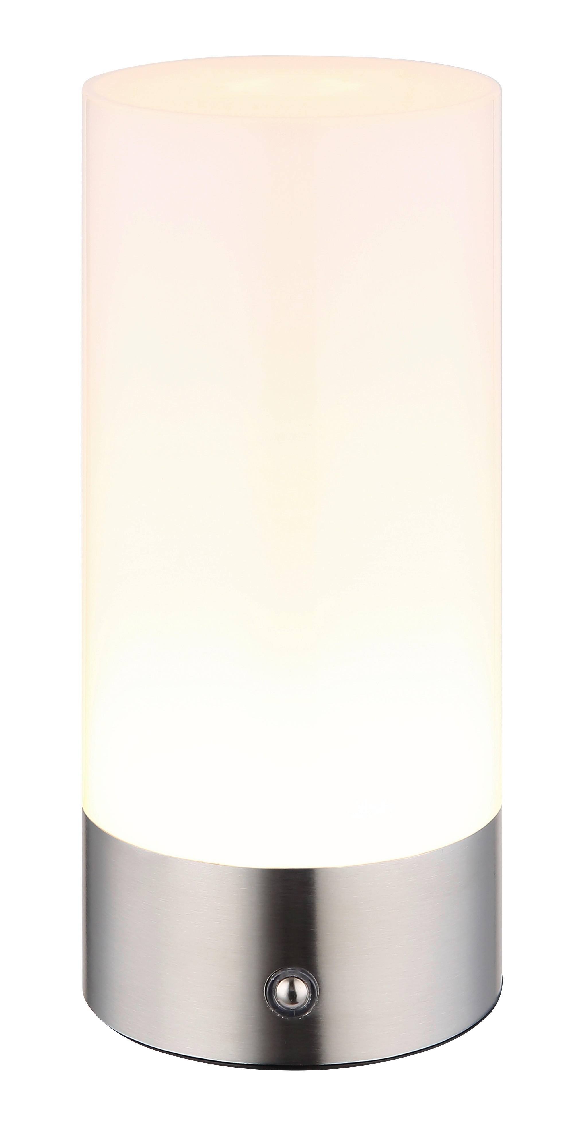 Thumbnail - GLOBO LED-Ticshleuchte nickel matt Metall H/D: ca. 19x8,8 cm