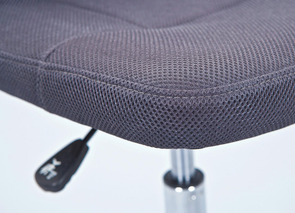 Drehstuhl Bonnie grau Kunststoff Metall Bonnie - grau (43,00/89,00/53,00cm) - Inter Link