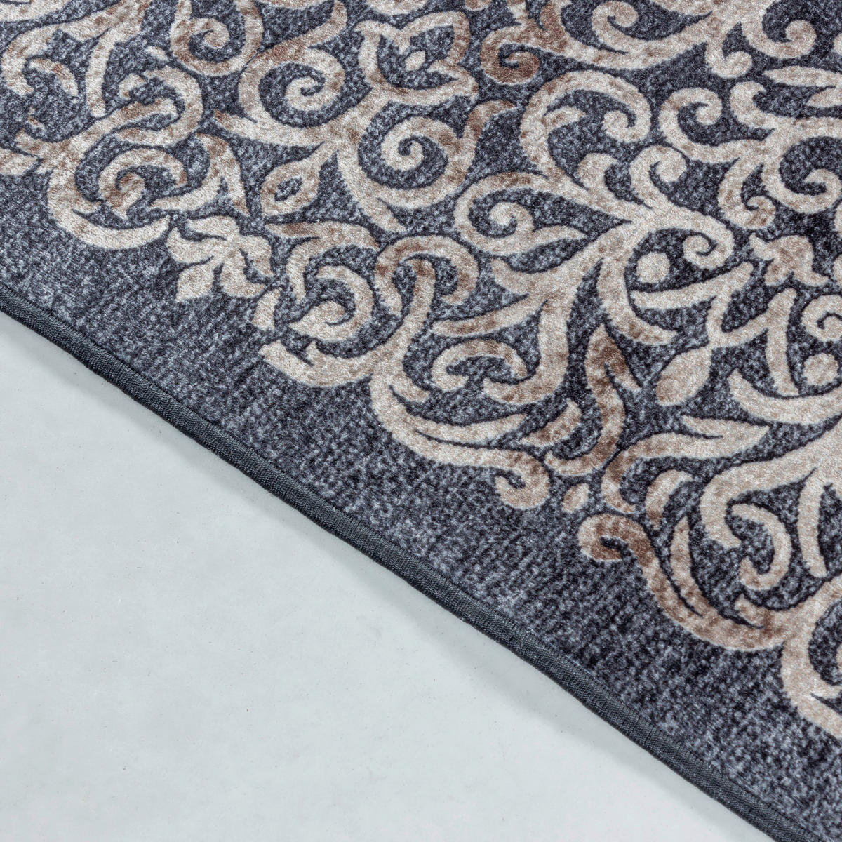 Ayyildiz Teppich FIESTA schwarz B/L: ca. 80x250 cm FIESTA - schwarz (80,00/250,00cm) - Ayyildiz