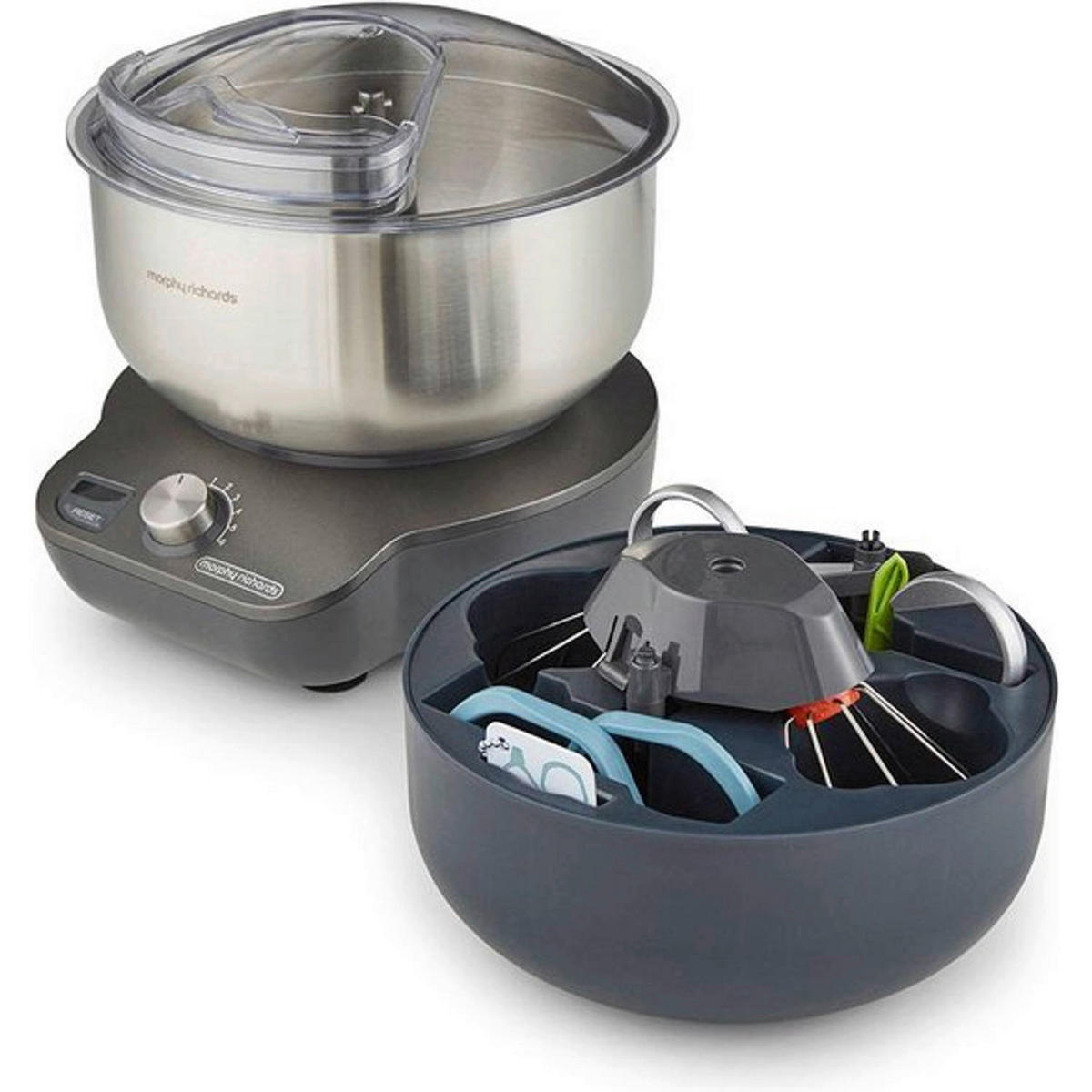 Morphy Richards Standmixer grau Edelstahl B/H/L: ca. 33x34x33 cm Standmixer_Morphy_Richards - grau (33,00/33,00/34,00cm) - Morphy Richards