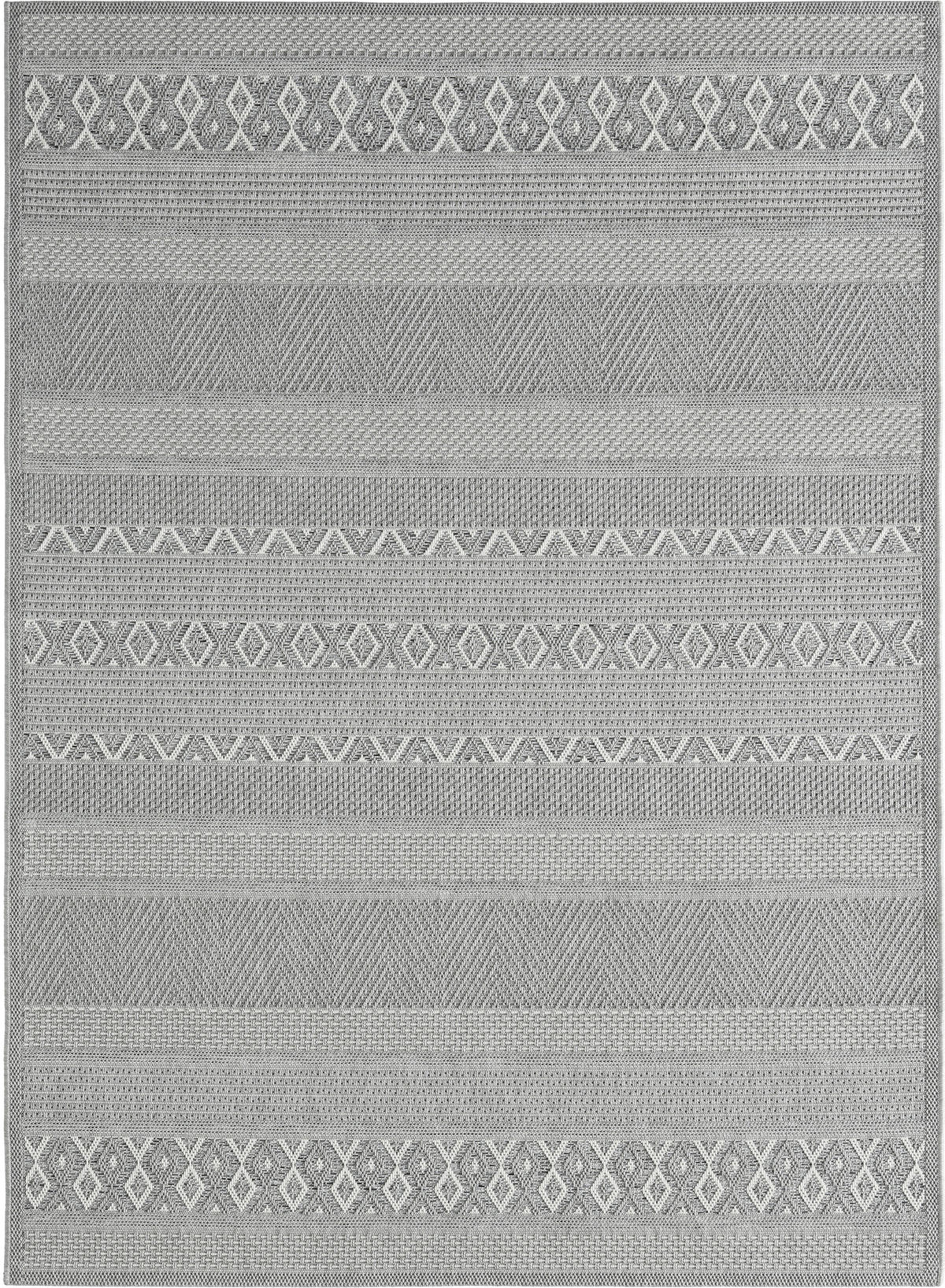 Merinos Teppich Ottowa grau B/L: ca. 240x340 cm Ottowa - grau (240,00/340,00cm) - Merinos