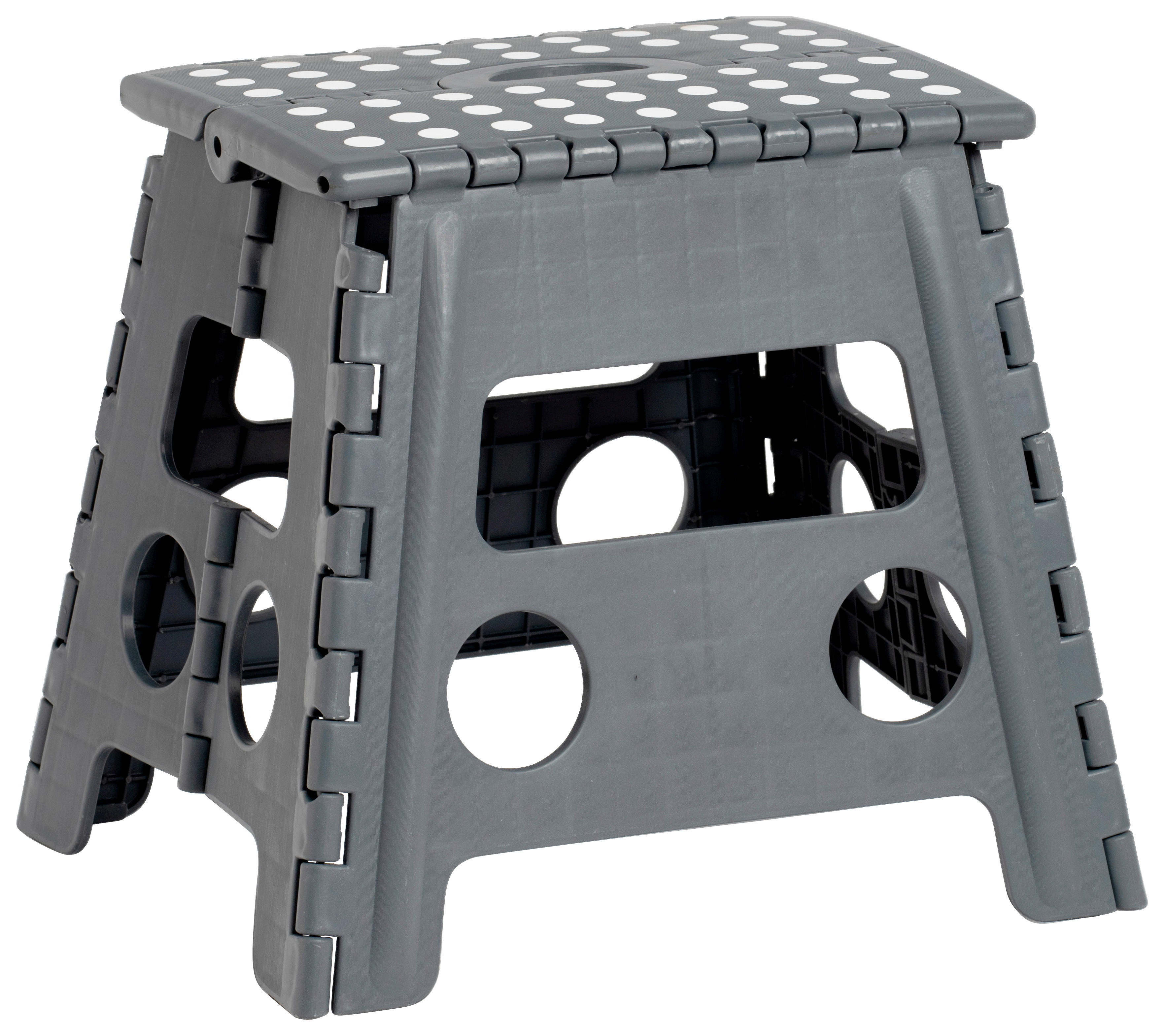 Zeller Klapphocker anthrazit B/H/L: ca. 30x32x37 cm Klapphocker - anthrazit (37,00/30,00/32,00cm) - Zeller