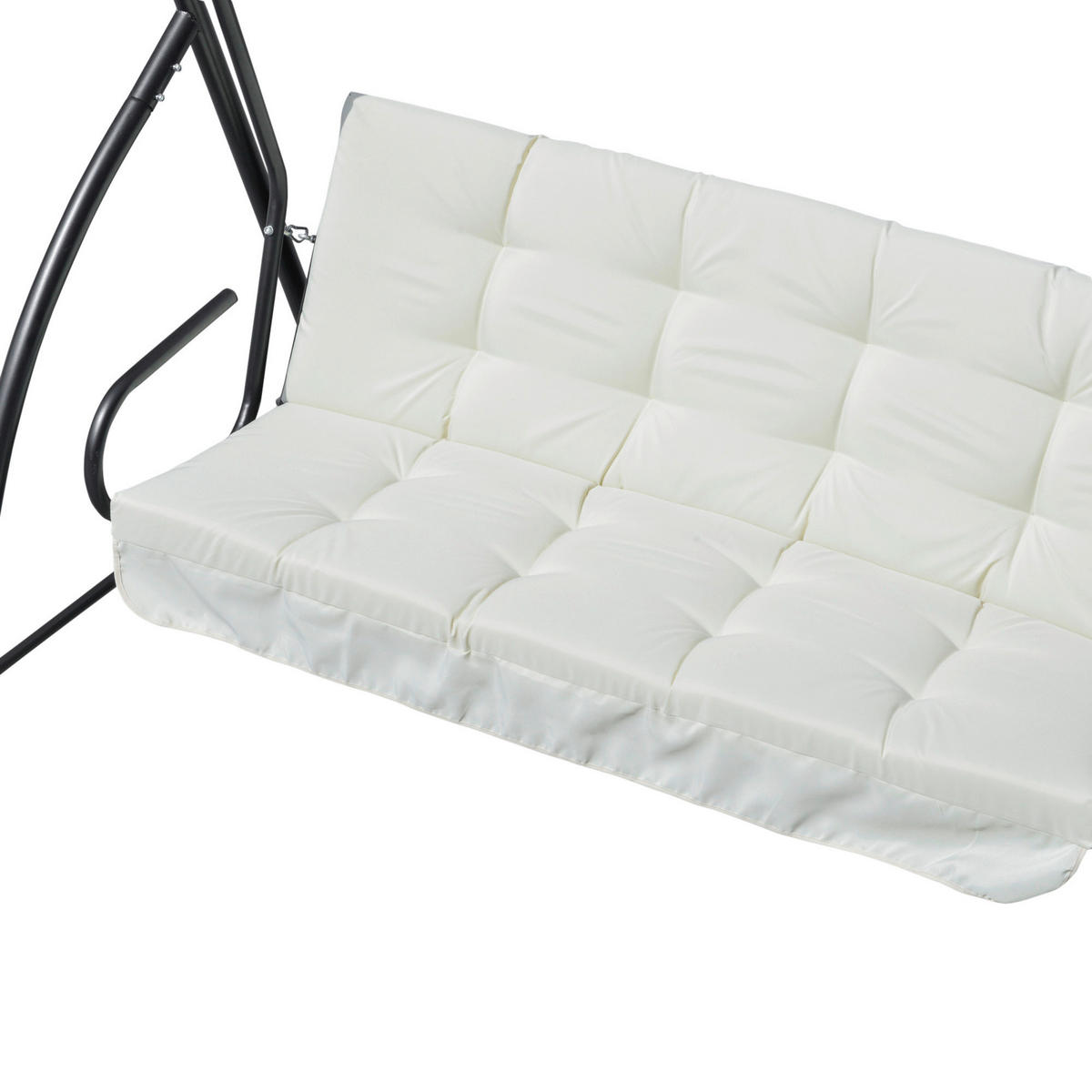 Outsunny Sitzkissen beige Polyester B/H/L: ca. 100x8x170 cm Sitzkissen - beige (170,00/100,00/8,00cm) - Outsunny