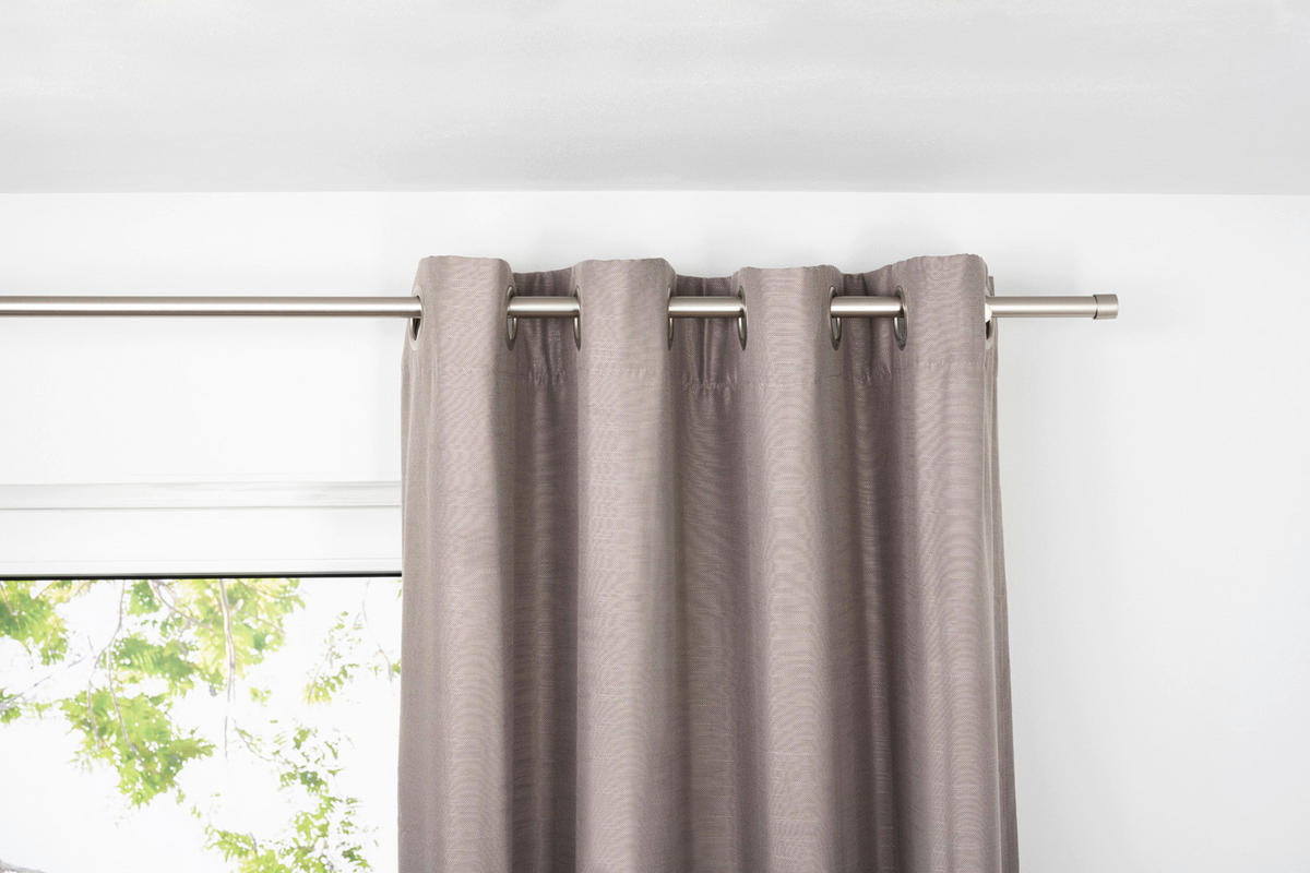 Ösenvorhang BALANCE taupe B/L: ca. 135x300 cm BALANCE - taupe (135,00/300,00cm)