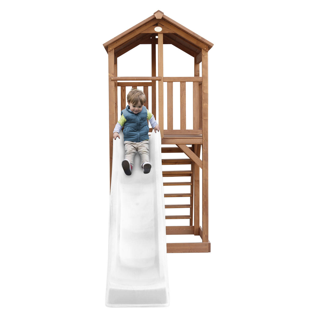 AXI Spielturm Beach Tower braun B/H/L: ca. 111x242x349 cm Beach Tower - braun/weiß (349,00/111,00/242,00cm) - AXI