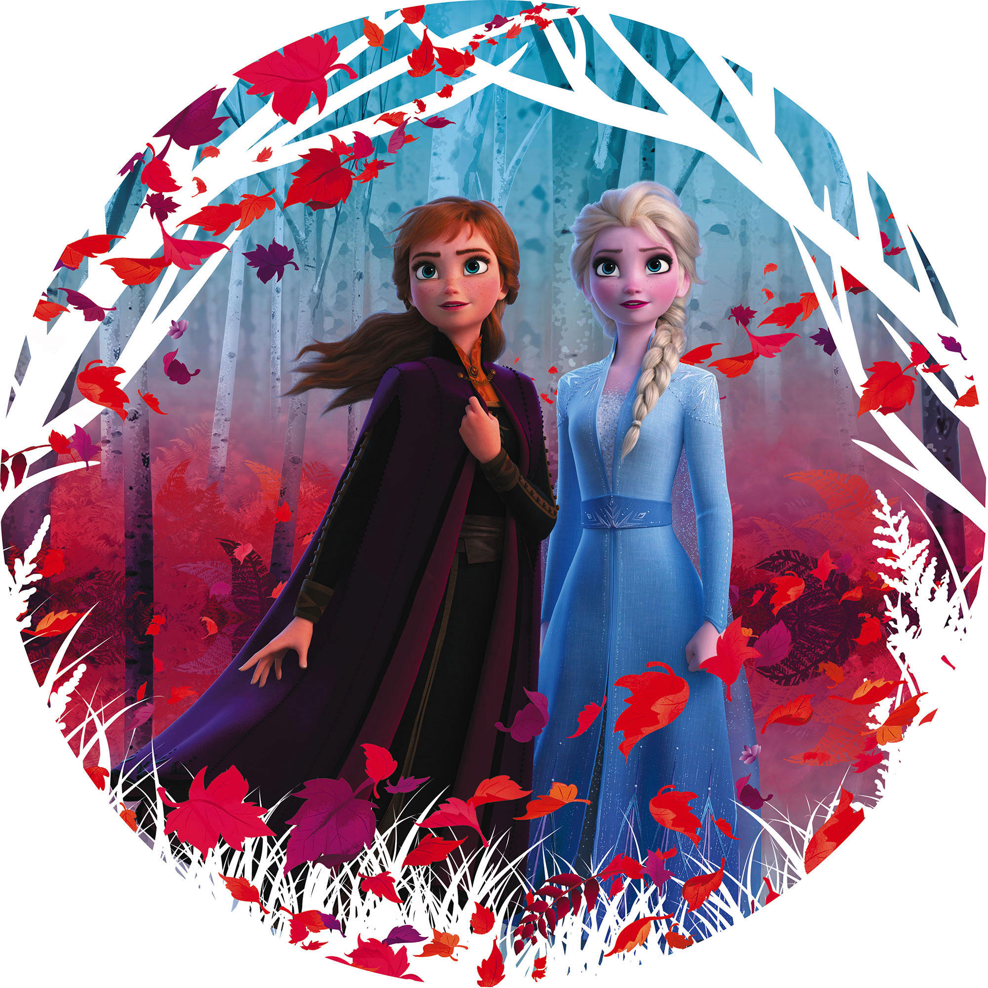 Komar Fototapete Frozen 2 Winter is Coming D: ca. 125 cm Frozen 2 Winter is Coming - (125,00cm) - Komar