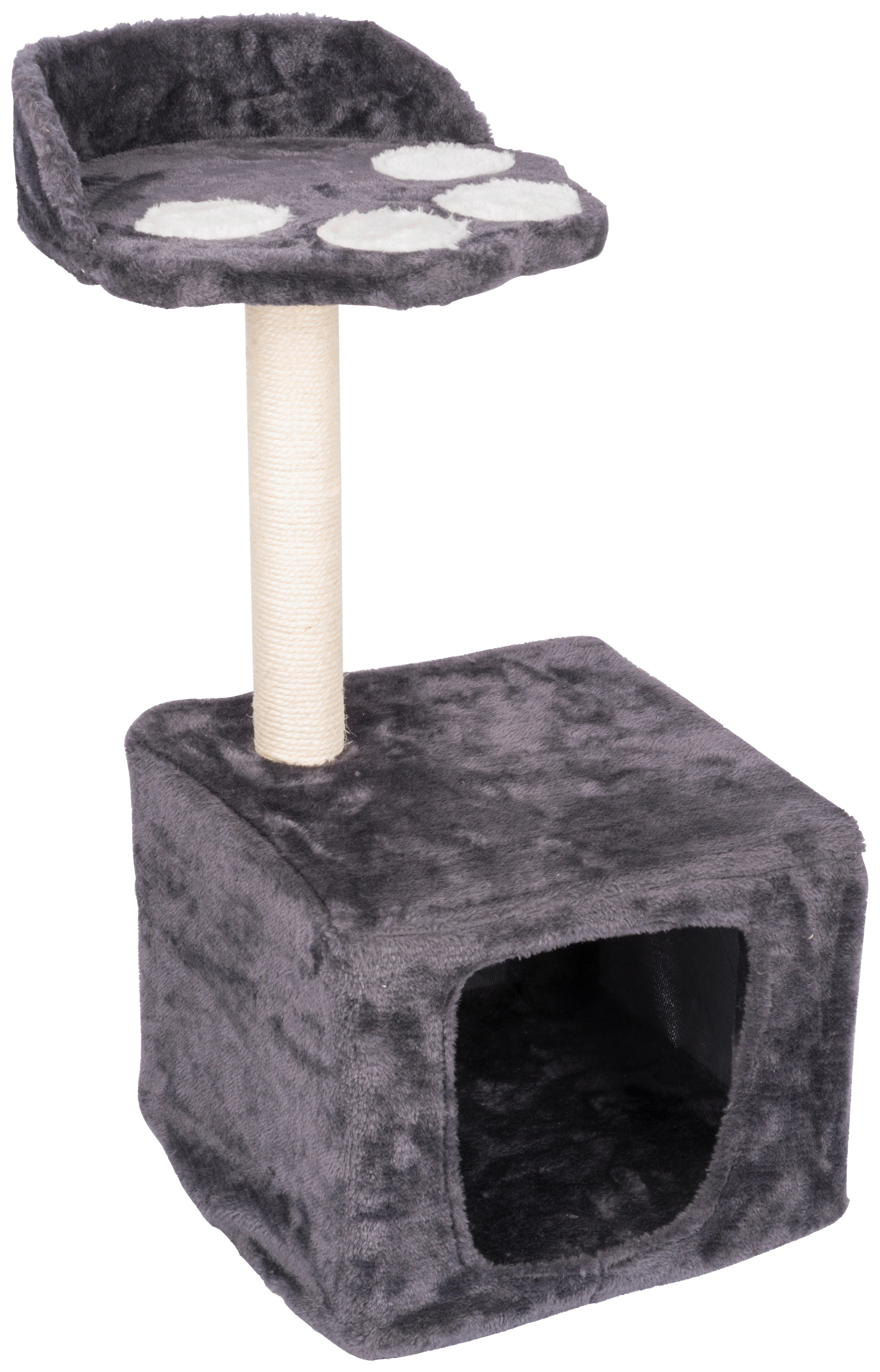 Katzenkratzbaum dunkelgrau Sisal B/H/T: ca. 68x30x30 cm Katzenkratzbaum - dunkelgrau (68,00/30,00/30,00cm)