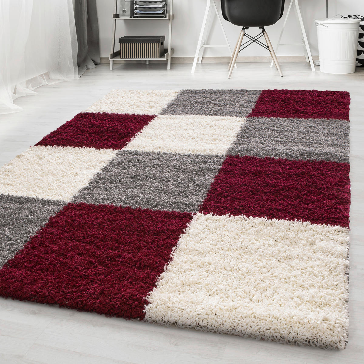 Ayyildiz Teppich LIFE rot B/L: ca. 60x110 cm LIFE - rot (60,00/110,00cm) - Ayyildiz
