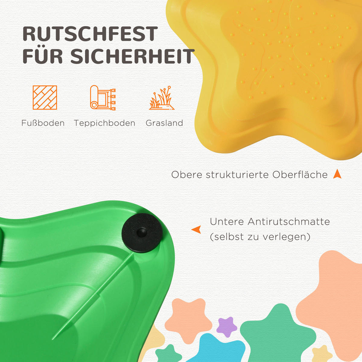 ZONEKIZ Fluss-Steine B/H/L: ca. 36,5x16x36,5 cm Fluss-Steine - multicolor (36,50/36,50/16,00cm) - ZONEKIZ