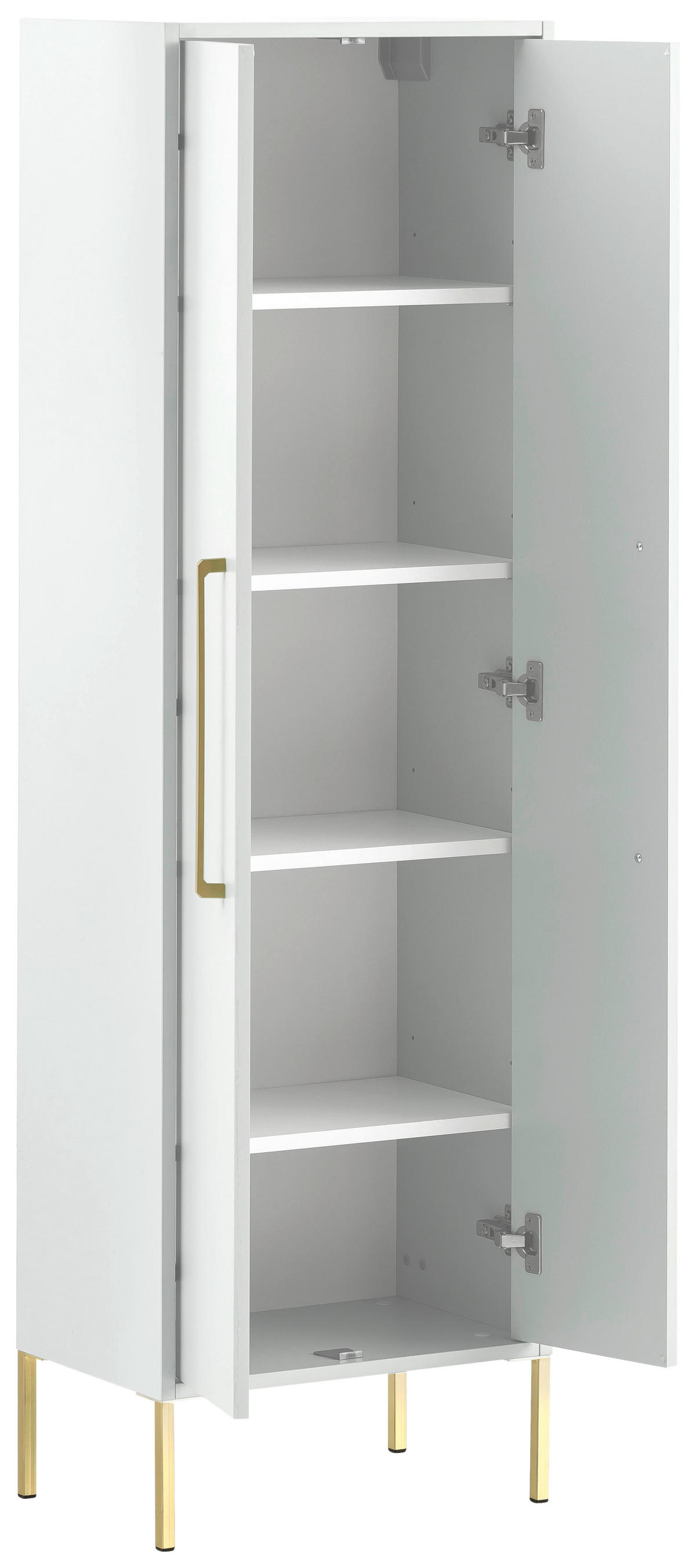 Midischrank Sarah weiß B/H/T: ca. 46,2x154,7x30,1 cm Sarah - weiß (46,20/154,70/30,10cm) - Möbelpartner