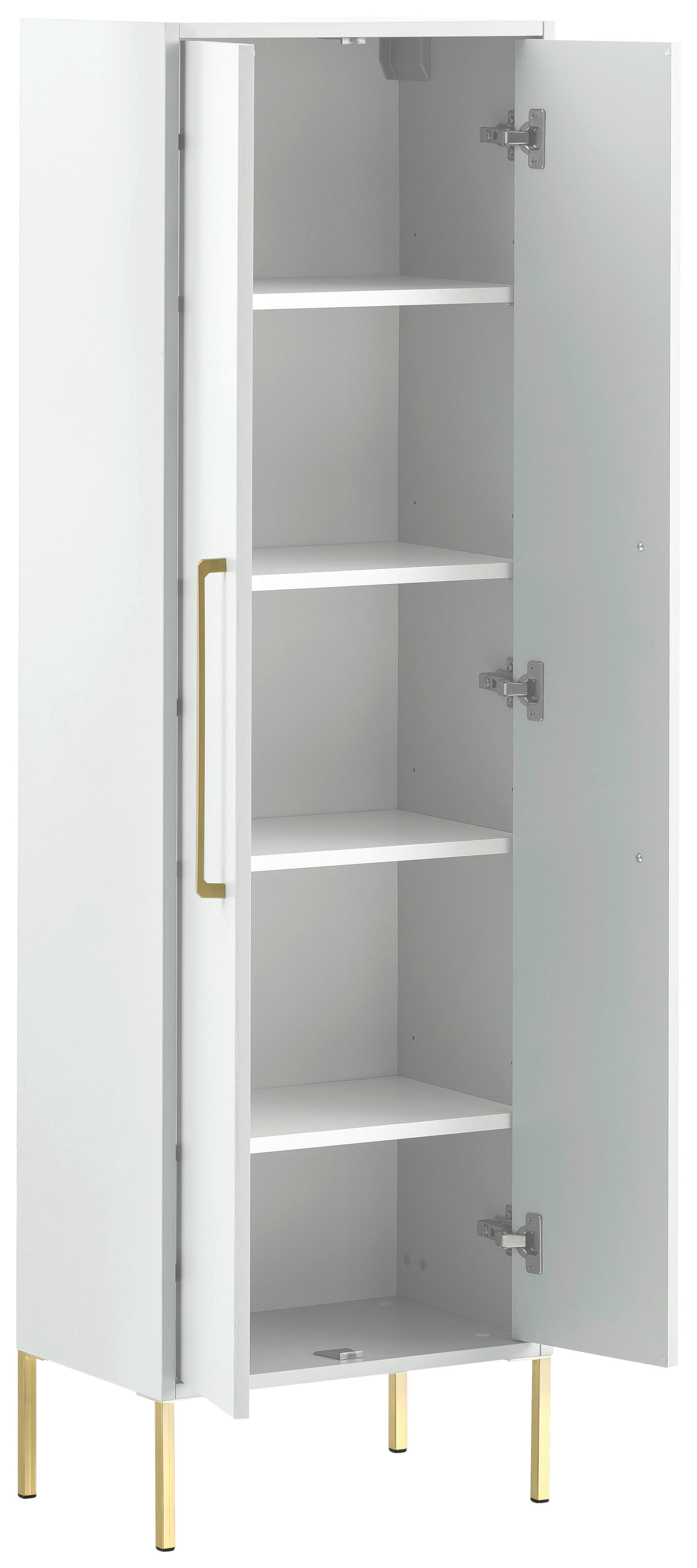 Thumbnail - Midischrank Sarah weiß B/H/T: ca. 46,2x154,7x30,1 cm