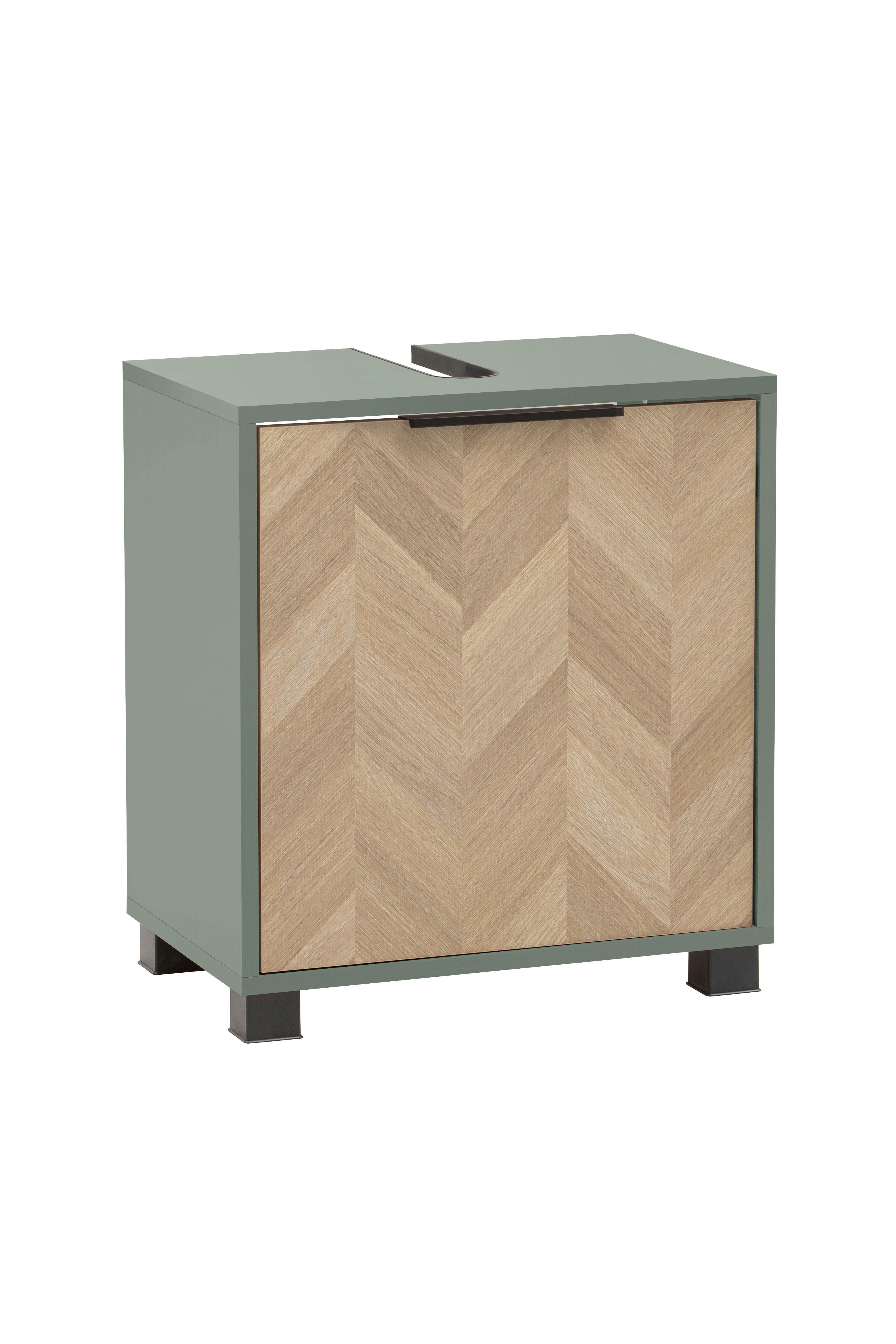 Waschbeckenunterschrank Piazza Pistazie B/H/T: ca. 50,3x56x33 cm Piazza - Pistazie (50,30/56,00/33,00cm) - Schildmeyer