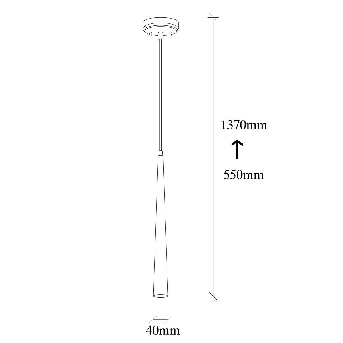 Opviq Pendelleuchte schwarz Metall B/H/T/L: ca. 4x137x5x4 cm E14 1 Brennstellen Ugur - 6071 - schwarz (4,00/4,00/137,00cm) - Opviq
