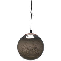 Pendelleuchte braun Kunststoff D: ca. 18 cm LED-Pendelleuchte_Nineveh - braun (18,00cm)