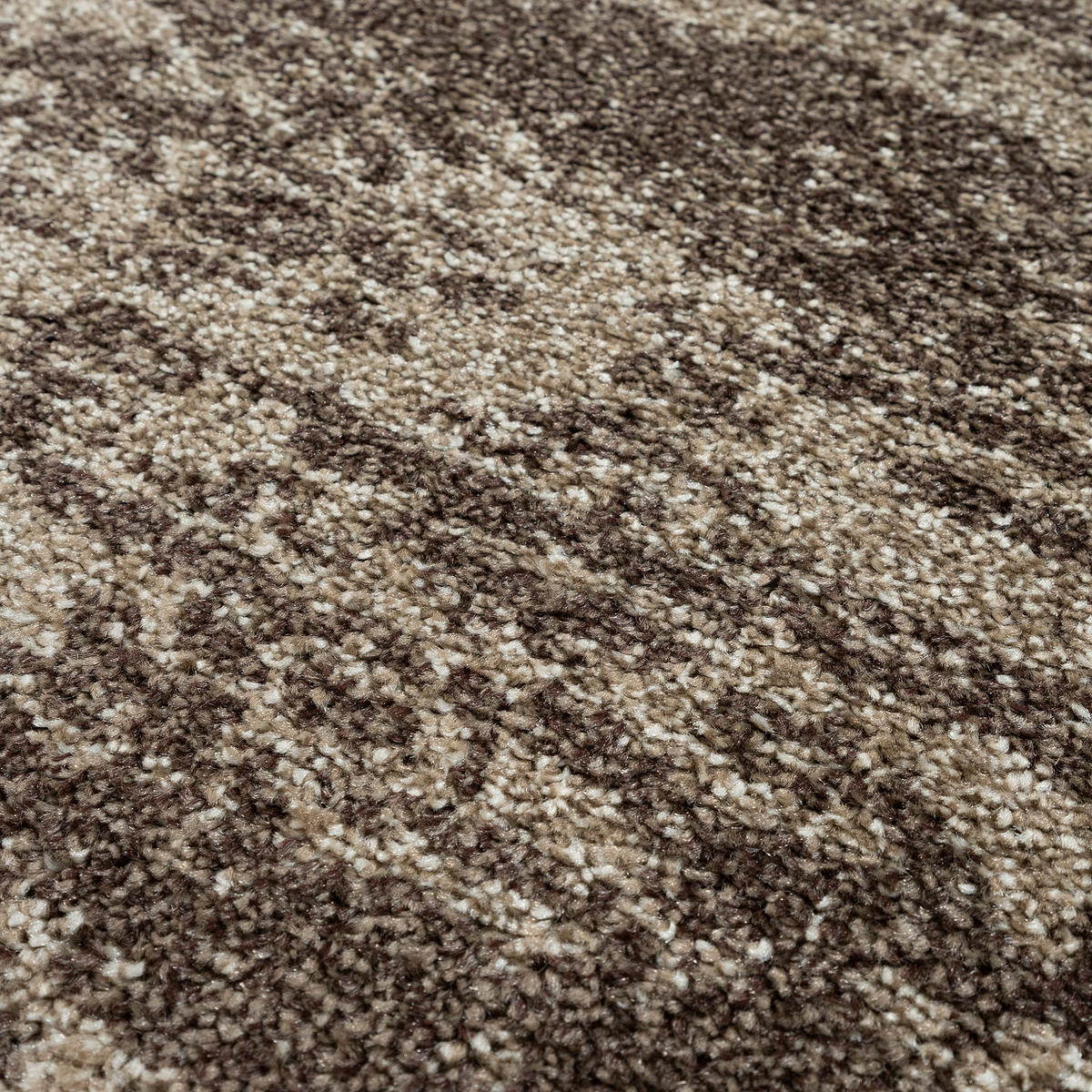 Sanat Kurzflorteppich OSLO braun B/L: ca. 80x150 cm OSLO - braun (80,00/150,00cm) - Sanat