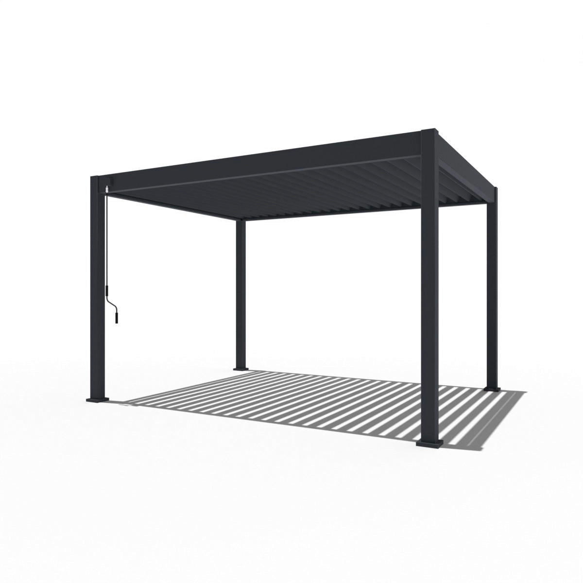 PergoLine Pergola Superior anthrazit Aluminium B/H/L: ca. 400x255x300 cm Superior - anthrazit (300,00/400,00/255,00cm) - PergoLine