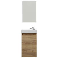 Badezimmer-Set Champ Eiche Artisan Nachbildung B/H/T: ca. 40x68x22 cm Champ - Eiche (40,00/68,00/22,00cm) - Trendteam