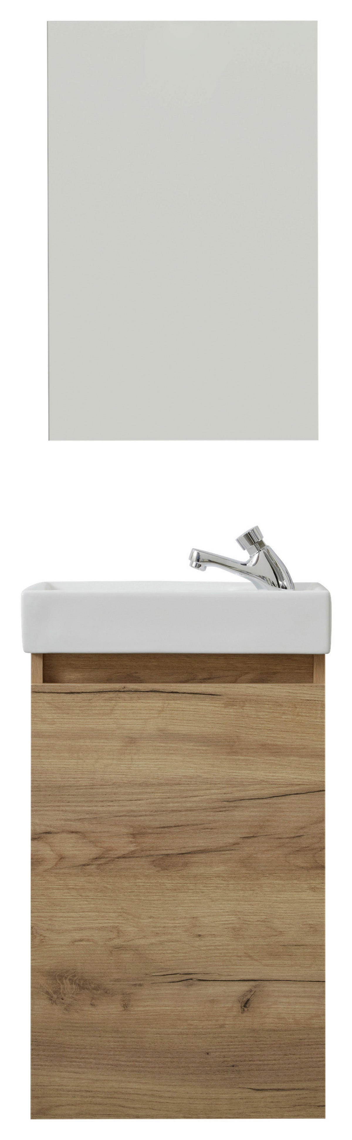 Badezimmer-Set Champ Eiche Artisan Nachbildung B/H/T: ca. 40x68x22 cm Champ - Eiche (40,00/68,00/22,00cm) - Trendteam